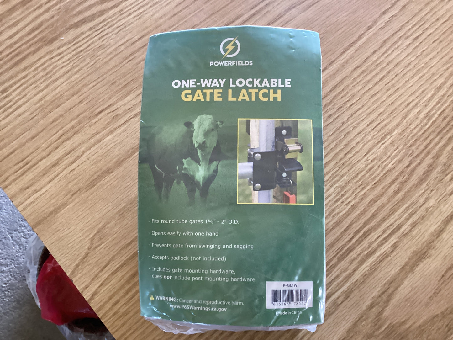 1-Way Lockable Gate Latch