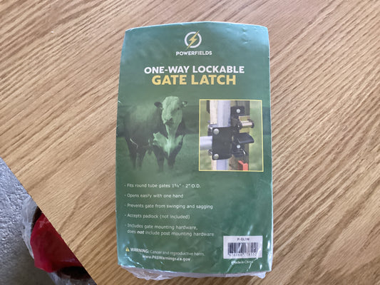 1-Way Lockable Gate Latch
