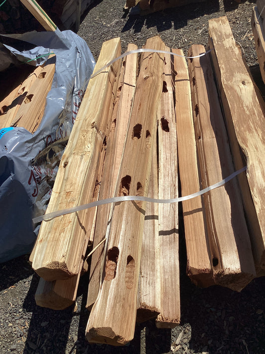 3 Hole Split Cedar Corner Post