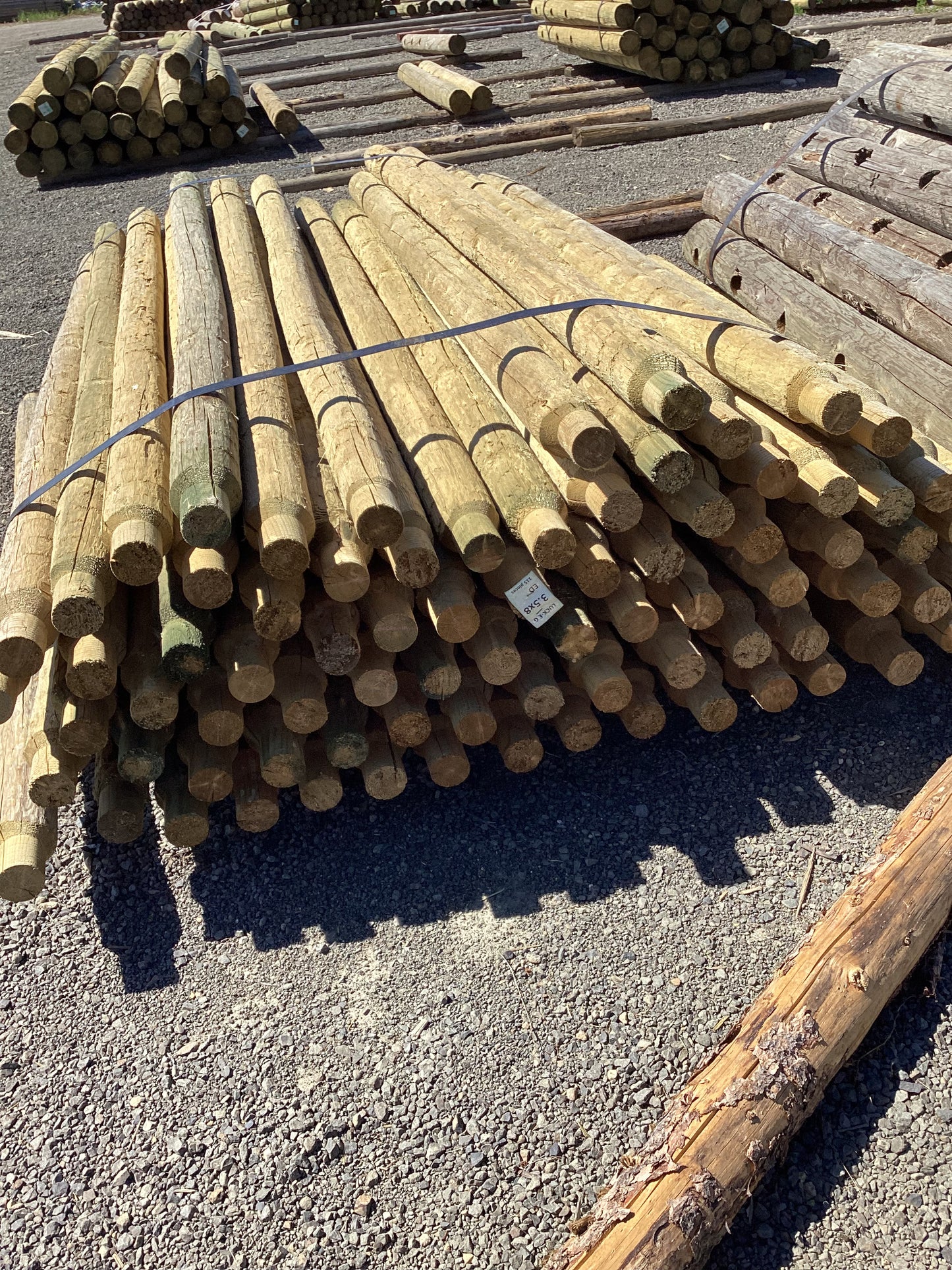 8' x 3.5" 20-Year Doweled Rail
