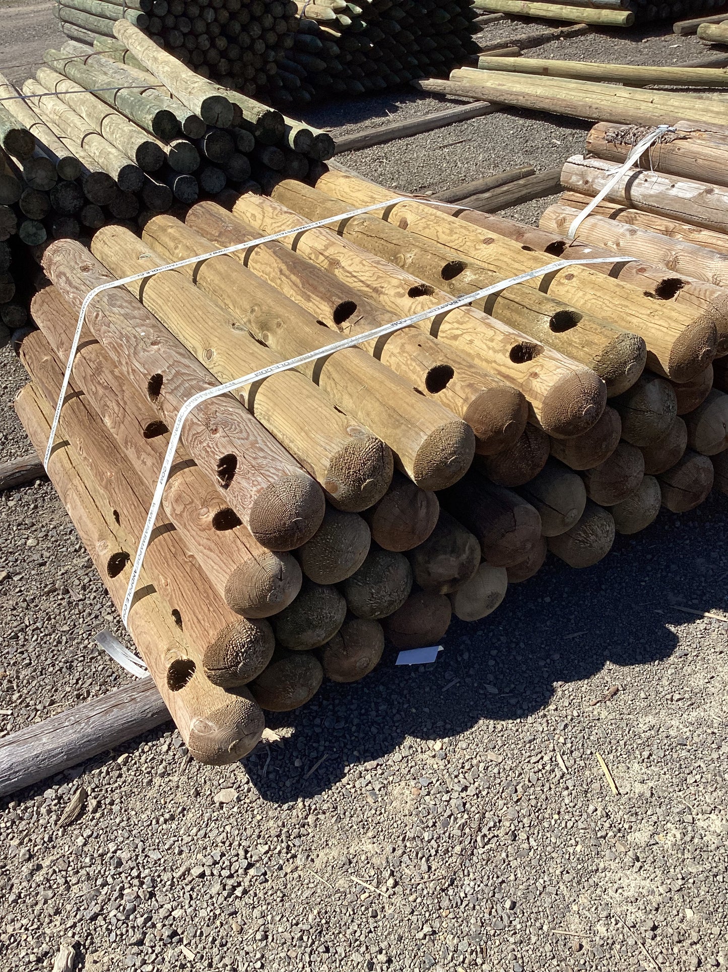 2 Hole 5.5" x 5' Line Post Dome Top